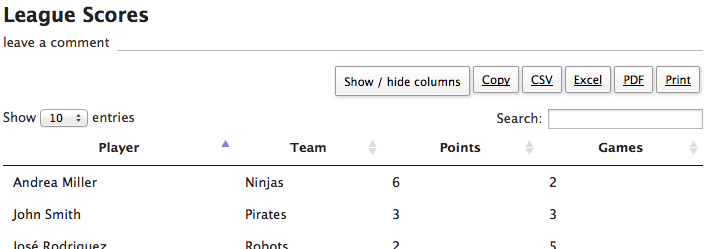 Inline Google Spreadsheet Viewer Plugin