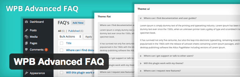 WPB Advanced FAQ Plugin