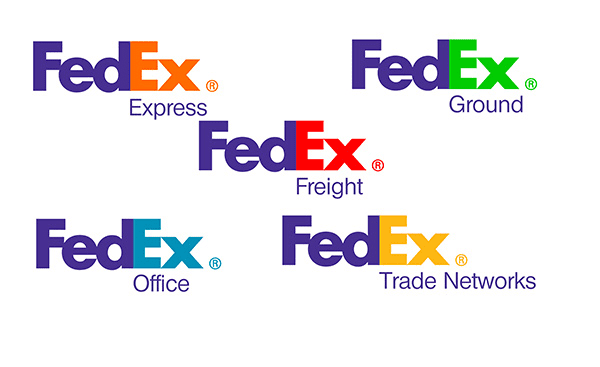 Typography used in FedEx logo