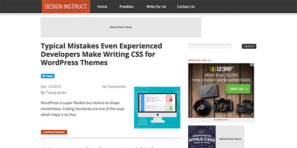 web article