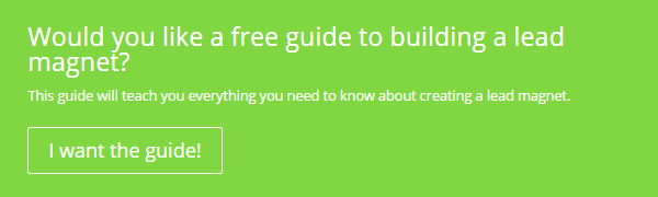 Create a call to action that launches the email optin form