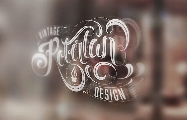 Retro typeface