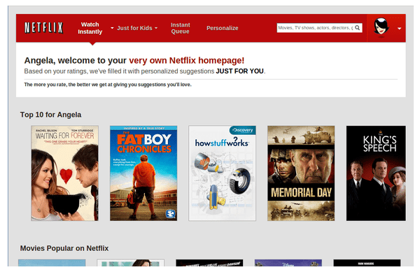 Netflix anticipatory design