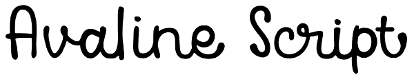 Avaline Script