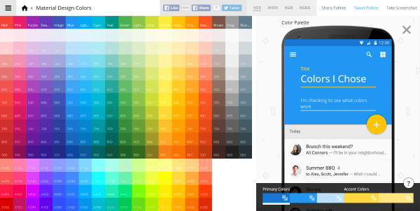 Material Design Colors 2