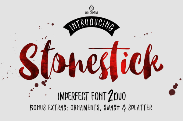 Stonestick Imperfect Script