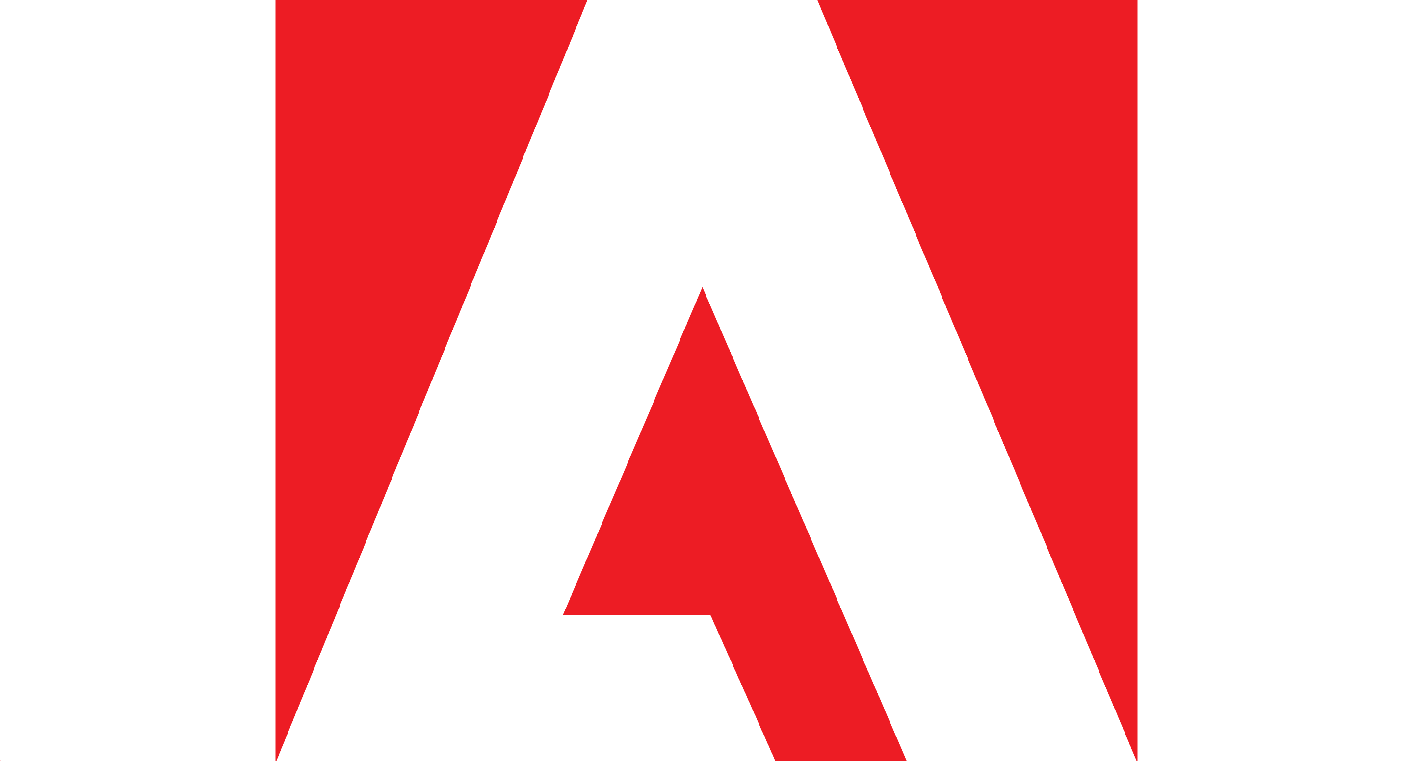 The Adobe logo recreated in SVG