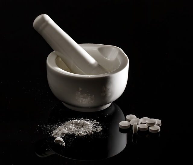 Apothecary mortar pestle