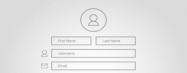 A generic sign up form.