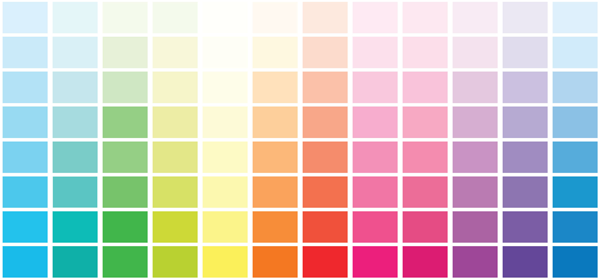 A color palette.