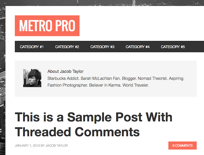 Metro Pro theme