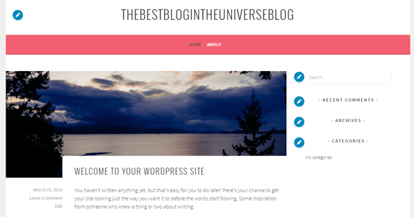 WordPress.com example blog.