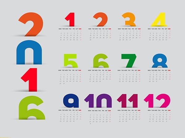 Desktop Wallpaper Calendars 2016 Year