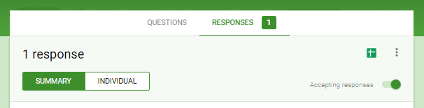 Google Forms Responses