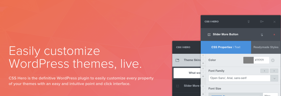 CSS Hero plugin