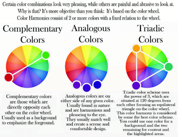 Color Wheel UI design colors