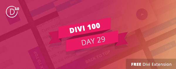 Free Divi Extension: Alternate Back To Top Button Styles & Animations