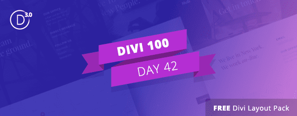 Download The Free Divi Contact Pages Layout Pack