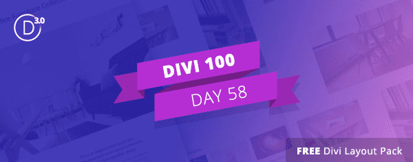 Free Divi Download: Creative Single Page Portfolio Layout Pack