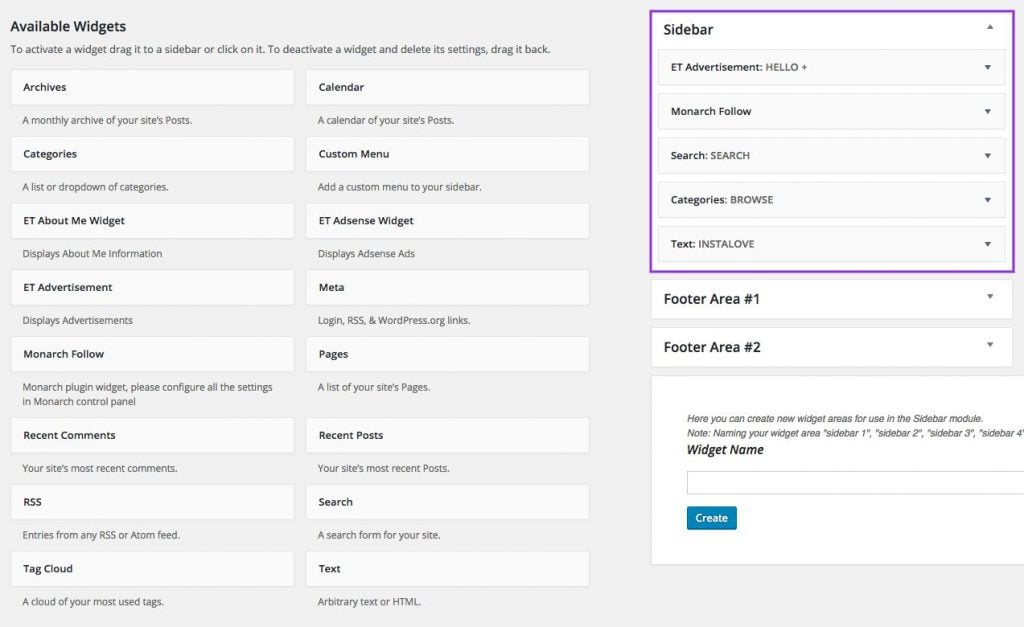 Divi_sidebar_area