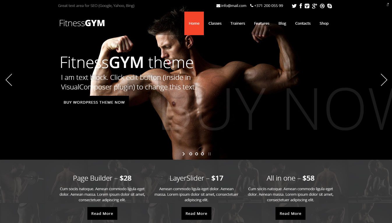 Best WordPress Themes For Sports Fitness Gym