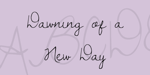 cursive writing fonts