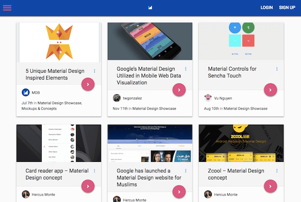 Material Design Blog