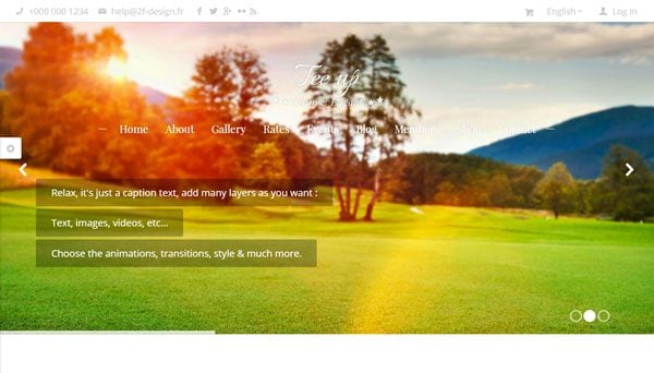 Tee Up WordPress Theme