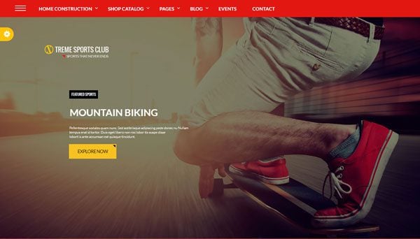 Xtreme Sports WordPress Theme