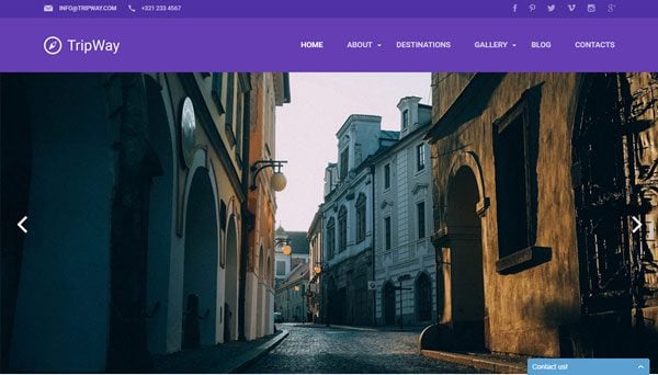 Travel Agency WordPress Theme