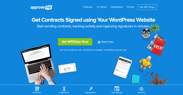 wp esign - wordpress design templates