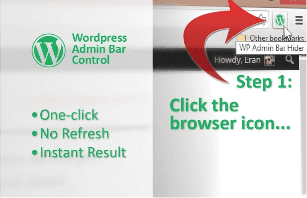 WordPress Admin Bar Control Chrome Extension