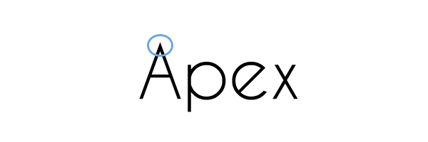 An of example of an apex.