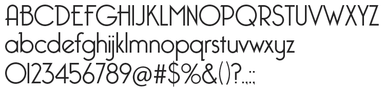 The Bellerose Light font.