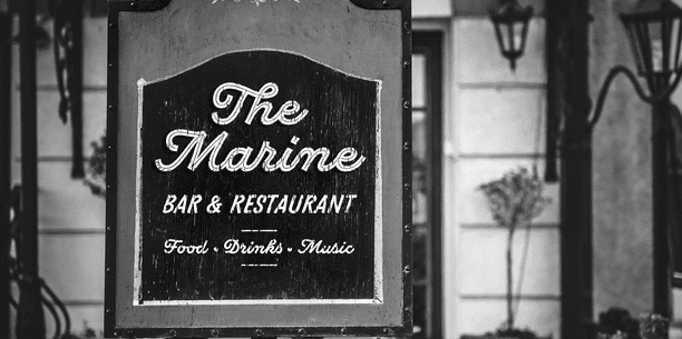 The Di Mare font.