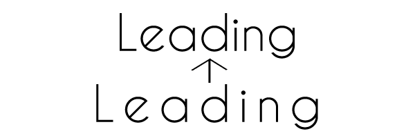 An of example of leading.