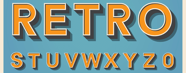 50 Beautiful Examples of Vintage & Retro Typography