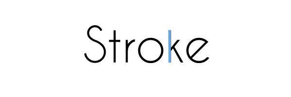 An of example of a stroke.