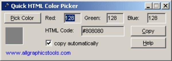 Quick HTML Color Picker