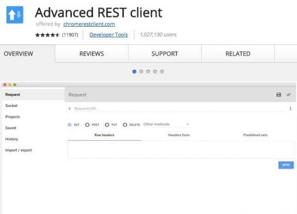 Advanced REST Client.