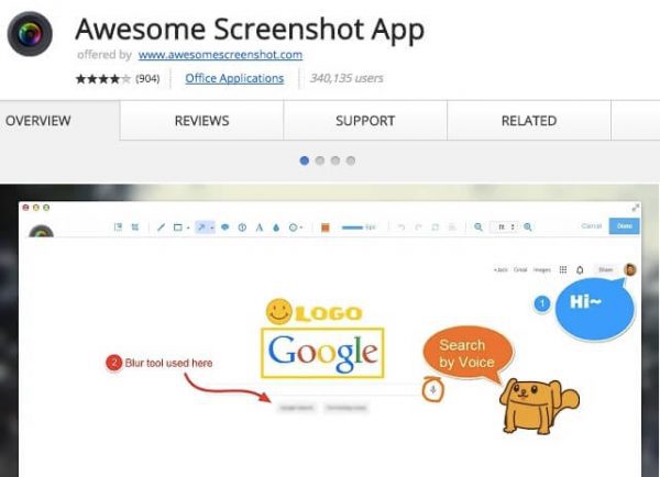 Awesome Screenshot App.