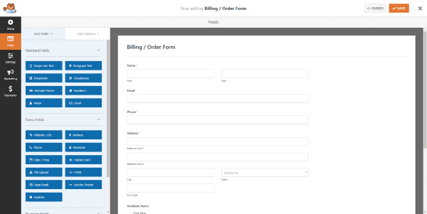 creating-a-billing-order-form