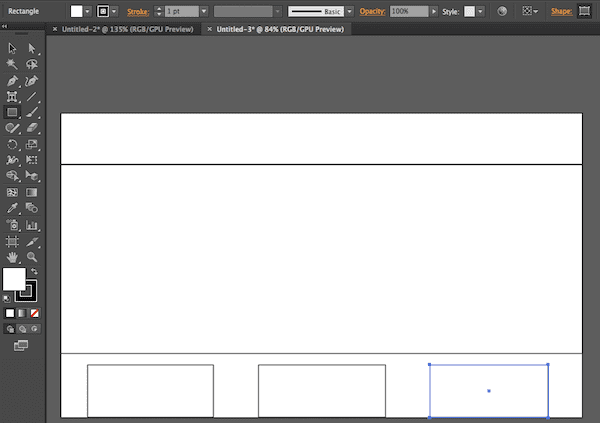 Illustrator wireframing