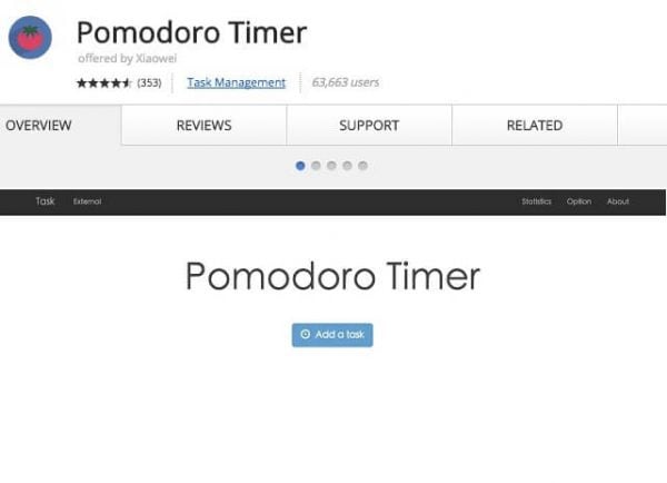 Pomodoro Timer.