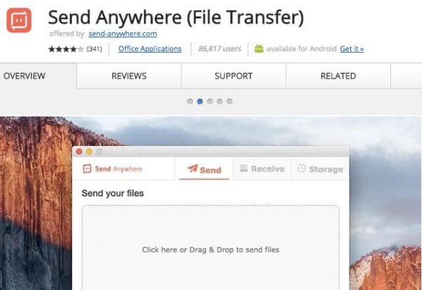 Send Anywhere.