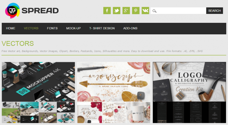 30 سایت عالی و رایگان برای دانلود تصاویر وکتور 31 spread 30 سایت عالی و رایگان برای دانلود تصاویر وکتور