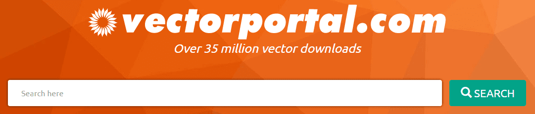 The Vector Portal homepage.