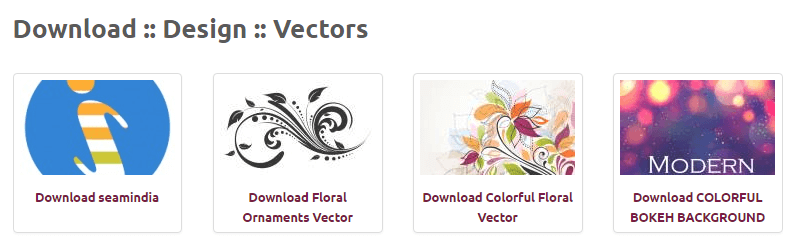 The Vectors4All homepage.