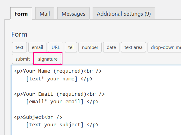 contact-form-7-signature-tag