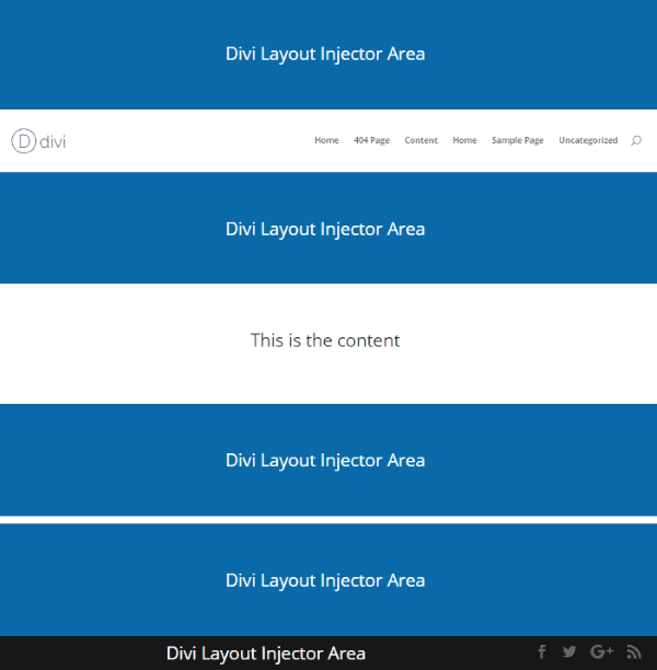 five-layout-areas